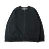 BARNS Pigment Dye Athletic Zip Up Cardigan Solid Color BR-25467画像