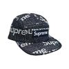 Supreme 25FW Jacquard Logos Denim Camp Cap画像