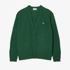 LACOSTE Garter Stitch V-neck Cardigan AH0397-99画像