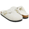 BIRKENSTOCK BOSTON SHEARLING (NARROW) ANTIQUE WHITE 1026192画像