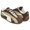 PUMA SPEEDCAT PLUS QUILTED ESPRESSO BROWN - WARM WHITE 403429-01画像