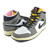 NIKE AIR JORDAN 1 MID SE wht/oil grey-cave stone HQ2011-100画像