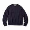 GOLD GL69413 / WASHBLE WOOL SUPER 140's RAGLAN CREW NECK SHIRT画像