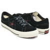 CONVERSE ONE STAR SUEDE / STRANGER THINGS 5 BLACK 33702430画像