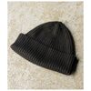 INTERIM WOOL SILK CASHMERE DEADSTOCK YARN KNIT CAP IT25A347画像