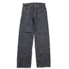 ONI DENIM Relax Straight 12oz Drop-Needle Stitching Jacquard Striped Denim ONI-266HJS画像