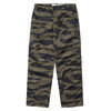 Buzz Rickson's Lot No. BR42594 / WILLIAM GIBSON COLLECTION BLACK TIGER PATTERN TROUSERS OVER DYE画像