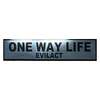 EVILACT EVILACT "ONE WAY LIFE" sticker S metallic mirror画像