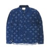 SAMURAI JEANS SSS25-02 業平菱金魚柄ジャガードワークシャツ画像