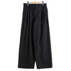 MARKAWARE TRIPLE PLEATED WIDE TROUSERS ORGANIC COTTON SURVIVAL CLOTH A26A93PT03C画像