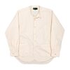 Workers Band Collar Shirt Ecru Shirt Cloth画像