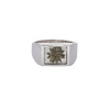 XOLO JEWELRY Signet Ring with Gray & Gold XOR125画像