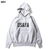HOUSTON 22370 PRINT U.S COTTON R/V HOODIE (USAFA)画像