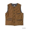 SUGAR CANE Lot No. SC15832 / FICTION ROMANCE 9.5oz. MOLESKIN VEST画像