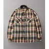 THE FLAT HEAD FLANNEL CHECK WORK SHIRT FN-SNR-014L画像