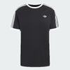 adidas U 3-STRIPES TEE BLACK KE3538画像