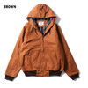 HOUSTON 51561 DUCK ZIP WORK HOODIE画像