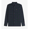 FRED PERRY Brushed Black Watch Tartan Shirt M1735画像