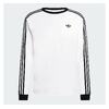 adidas Originals 3 Stripes L/S Tee White KE3545画像