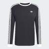 adidas Originals 3 Stripes L/S Tee Black KE3546画像