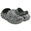crocs ECHO DUCK CAMO CLOG CHARCOAL / BLACK 211981-082画像