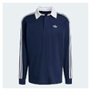 adidas Originals 3 Stripes Rugby L/S Polo NAVY KE3574画像