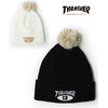 THRASHER キッズ NEW OVAL 梵天付きニットキャップ 24TH-N54画像