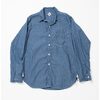 THE CORONA UTILITY COTTON CHAMBRAY NAVY 1POCKET SHIRT CS001-26画像