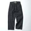 GOLD GL42620 RECYCLED WASTE SUVIN COTTON YARN 11.5oz. DENIM 5POCKET WIDE PANTS WWⅡ MODEL画像