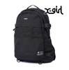 X-girl FACE LABEL ADVENTURE BACKPACK 105261053009画像