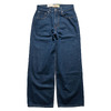 NEO BLUE Stone Dark Blue Super Baggy Jeans画像