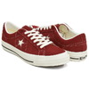 CONVERSE ONE STAR SUEDE BURGUNDY 33702560画像