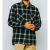 BIG MIKE Light Flannel L/S Shirts BLK&times;GRN&times;WHT 102615100画像