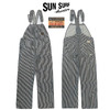 SUN SURF SAILOR MOKU PRODUCTS "12.5oz HICKORY STRIPE OVERALLS" SM42653画像