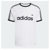 adidas Originals 3 Stripes Slim Ringer S/S Tee White KF0418画像
