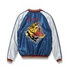 TAILOR TOYO Lot No. TT15877-125 / Mid 1950s Style Acetate Souvenir Jacket &ldquo;TIGER HEAD&rdquo; &times; &ldquo;JAPAN MAP&rdquo;画像