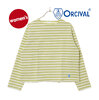Orcival Women's Cotton Lourd Crew Neck Wide Basque Shirt B259画像