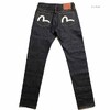 EVISU #2017 - Ecru Seagull Print Taper Fit Jeans 5JE1250画像
