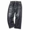 GOLD GL42580H / RECYCLED WASTE SUVIN COTTON YARN 14oz. DENIM 5POCKET STRAIGHT PANTS VINTAGE WASHED (ZIPPER FLY)画像
