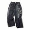 GOLD GL42581H / RECYCLED WASTE SUVIN COTTON YARN 11.5oz. DENIM 5POCKET BAGGY PANTS VINTAGE WASHED (ZIPPER FLY)画像