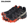 SALOMON SPEEDCROSS 6 GORE-TEX Black/Fiery Red/Almond Milk L49226000画像