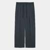 MARKAWARE DOUBLE PLEATED EASY TROUSERS -ORGANIC WOOL 2/80 TROPICAL- A26A15PT02C画像