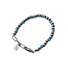 Subciety Silver glass beads bracelet 155-92143画像