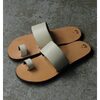 JUTTA NEUMANN Caicos Sandal Bone WY with Light sole画像