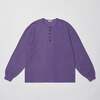 ULTERIOR FADED TWIST TENJIKU HENLEY-NECK TOP UCS107-LA244画像