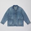 ULTERIOR FADED LIGHT DENIM COVERALL UBJ53-LA247画像