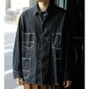 INTERIM ZIMBABWE COTTON SHUTTLE DENIM 1st HERCULES COVERALL IT26S041画像
