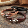 THE FLAT HEAD SINGLE WRAP LEATHER BRACELETS FN-GLB-101画像
