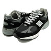 new balance MR993BK MADE IN U.S.A. BLACK GRAY WHITE width: 2E画像