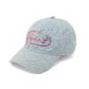 X-girl RHINESTONE OVAL LOGO 6PANEL DENIM CAP 105261051009画像